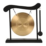 gong hyun joo Artesanía de gong única: la decoración de gong es un adorno perfecto para su hogar u oficina, brindándole una nueva apariencia, adorno de gong de mesa
