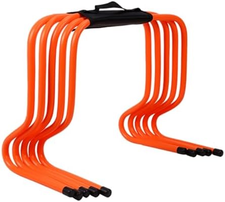 Lightweight Portable Agility Hurdles for Kids - Soccer Training Equipment, Speed Training, Indoor/Outdoor Use, 30cm (11.8in) with Carry Bag - Enhance Sports Agility
