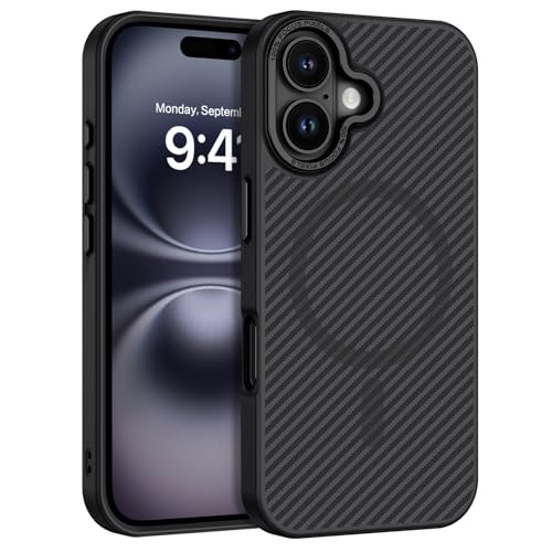 BENTOBEN for Carbon Fiber iPhone 16 Case 2024, [Compatible with