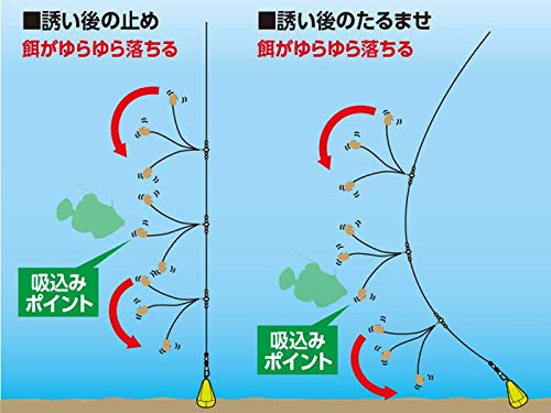 シマノ ステファーノ カワハギ糸付鈎 吸わせ6cm 7.5号 RG-KD3R