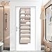STORAGE MANIAC Over the Door Shoe Organizer Heavy-Duty Large Deep Pocket Hanging Shoe Organizer Shoe Rack Door Closet Shoe Organizer for Wall, Dorm & Narrow Door Storage Shoe Holder Oat Beige, 1 Pack