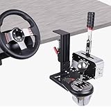 CHICIRIS Racing Shifter Handbrake Kit USB Simulator for PC with Desk Mount Clamp Sequential H Pattern Gear Shifter for G29 G920 Fanatec Moza T300RS - Image 3