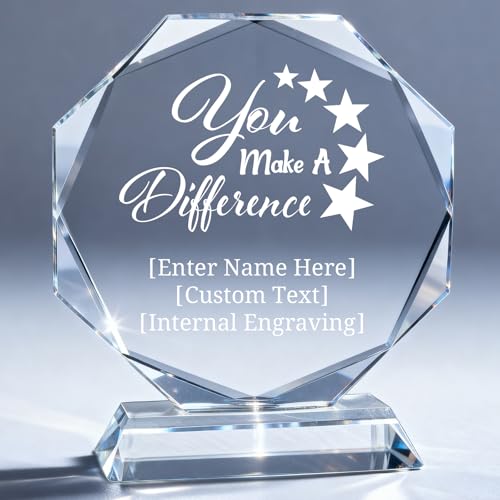 Custom Crystal Awards & Trophies Engraved Glass Plaques