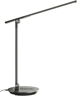 Desk Light LED Desk Lamp, Eye Protection Table with 15 Lighting Modes, Touch/Memory Function, Dimmable Reading Task for Home Office (Gray) for Home Office