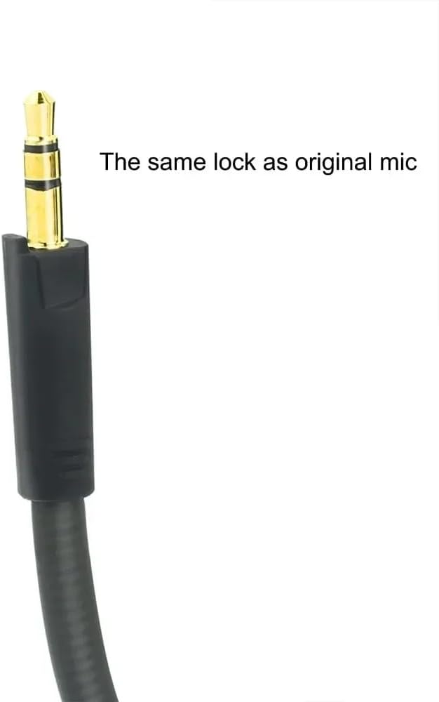 Barracuda X Microphone, Replacement 3.5mm Mic Microphone Booms for Razer Barracuda X Chroma Wireless Gaming Headphones Game Headsets (Black) image 2