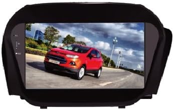 7 Inch Touchscreen Monitor Car GPS Navigation System for FORD EcoSport 2013-2016 Car Stereo DVD Player w/ Radio+RDS+Bluetooth+SWC+AUX In+Free Backup Rear View Camera+Free USA Map by Indiny