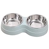 ✿ Edelstahl Napf: Rost-und hitzebeständig, die edelstahlschüssel ist langlebig für den Langzeitgebrauch und gesund für Ihren geliebten hund, vor allem für die aufbewahrung von warmen speisen.
