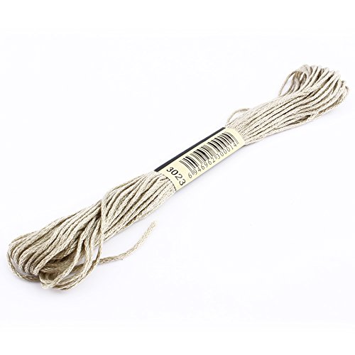 Conjunto de linha de bordar de algodão, DMC Linha de bordar de linha de bordado Linhas de pulseira d