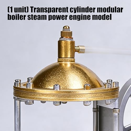 Motor mecánico educativo de metal que explica la termodinámica a estudiantes 4