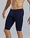 TYR Men's Durafast Elite Solid Jammer Swimsuit, Navy/Logo, 30