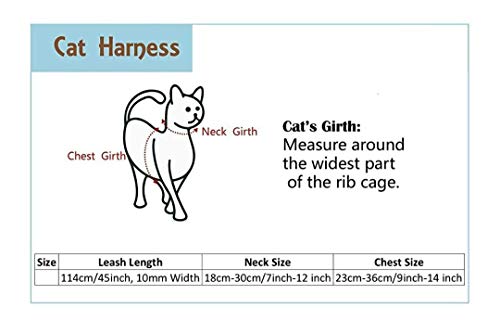 Pet-GuardNew-Printed-Light-Pink-Cat-Adjustable-Nylon-Harness-Strap-Collar-with-Leash-Set-Small-Pet-Walking