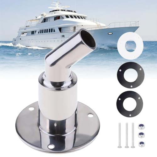 Thru Hull Exhaust Skin, Afenau 24mm Diesel Heater Exhaust Pipe, Stainless Steel Diesel Heater Accessories, Exhaust Skin Fitting for Diesel Parking Heaters Car Truck Boat