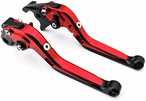 Miniatura 3 de niree extensible y plegable palancas de embrague de freno para Kawasaki H2H2r 2015  2016, color negro, Rojo
