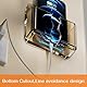 2 Stück Handy Wandhalterung mit Klebstoff,Wandhalterung Handyhalterung Wand,Handy Handyhalter Wand,Halterung Aufbewahrung Organizer,Wandhalterung zum Aufladen,Ladeständerhalter Datenkabelaufnahmeloch