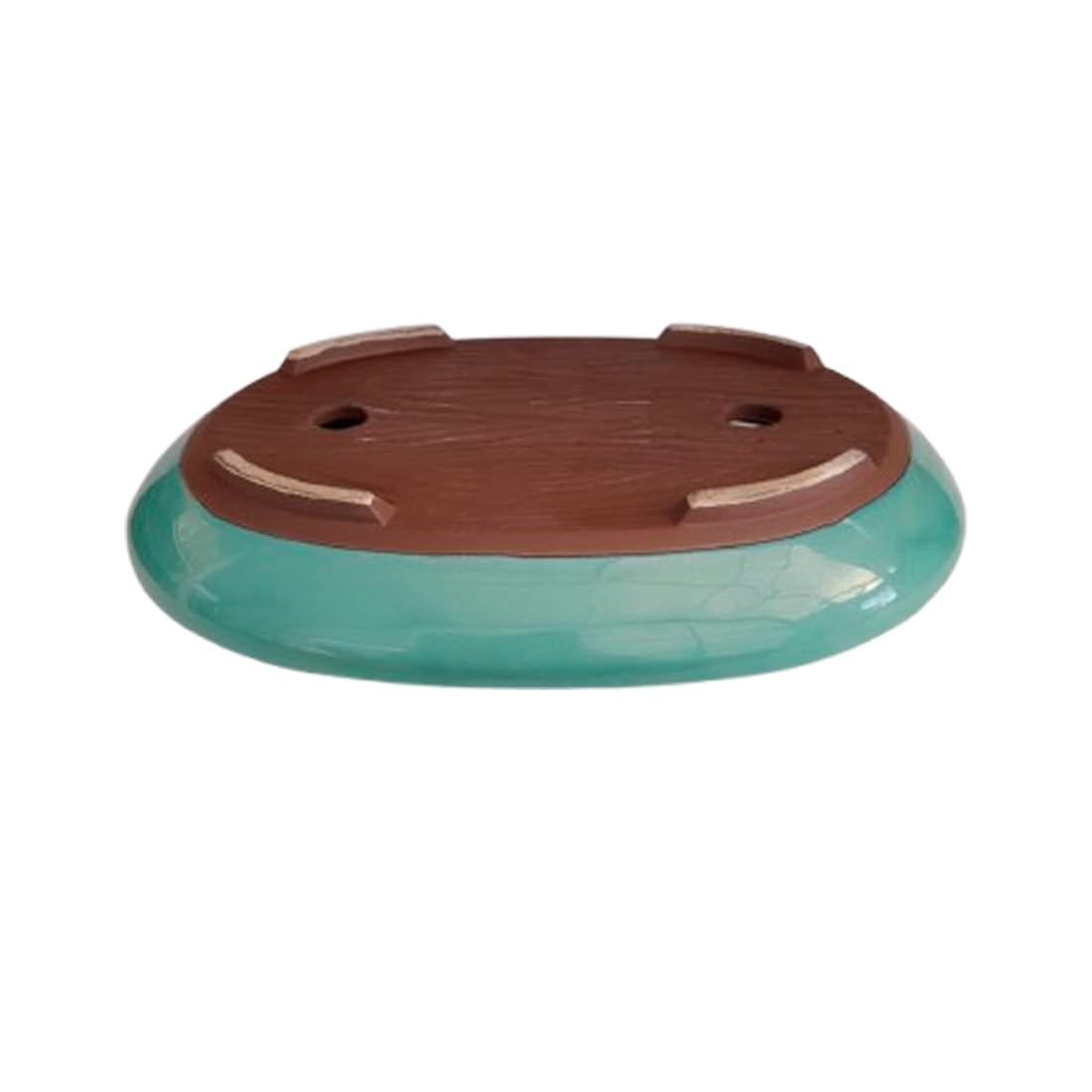 BIOMATA Ceramic Bonsai Pot for Kifu 26 x 19.5 x 4 cm, Green, pequeño - Image 2