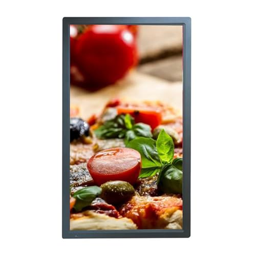 Image of 24-inch, 27-inch, 32-inch HD Digital Photo Frame, Building Advertising Machine, Video Player, Easy to Set Up, with Motion Sensor(Black,27 inches)