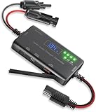 MPPT Solar Charge Controller 12V 10A, Solar Panel Charge Controller with Type-C and USB Output for Solar Panel and Gel, AGM, LiFePO₄ Battery
