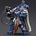 JOYTOY Warhammer 40k 1/18 Action Figure Ultramarines Captain with Master Crafted Heavy Bolt Rifle Collection Model 5 inch