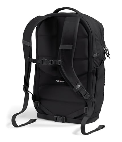 THE NORTH FACE Women's Surge Commuter Laptop Backpack | Everyday Travel Bag with 16" Laptop Sleeve, Water-Repellent Finish, Women-Specific Fit, TNF Black/TNF Black-NPF, One Size3