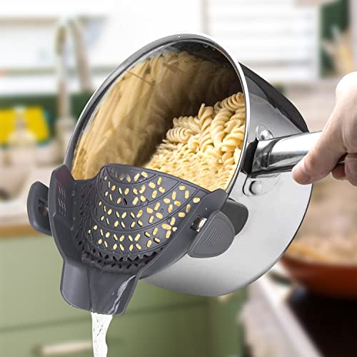Colino a Scatto in Silicone Scolapasta da Cucina