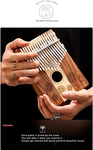 Générique Mini Doigt Kalimba Pouce Piano Kalimba 17 Touches Piano Trois-en-Un Clavier en Bois Massif Piano Instrument - Les Beatles, Paul McCartney, John Lennon, RIngo Starr, George Harrison Générique Mini Doigt Kalimba Pouce Piano Kalimba 17 Touches Piano Trois-en-Un Clavier en Bois Massif Piano Instrument – Image 6