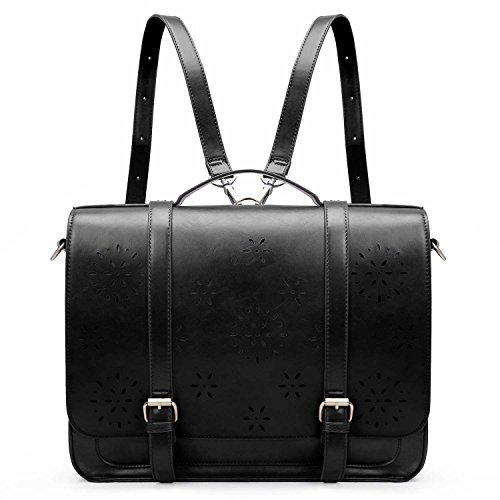 ECOSUSI Borsa Messenger in Pelle Pu Borsa Vintage