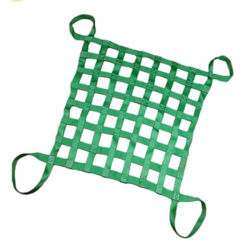 Filet de levage robuste avec sangles 1T, maille resserrée pour cargaison stable