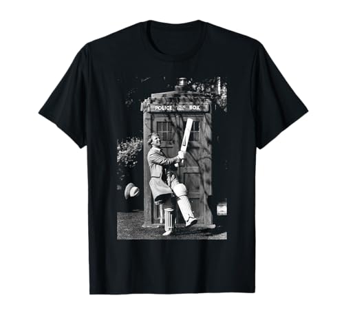 Photo de Doctor Who Peter Davison Cricket Tardis 1981 T-Shirt