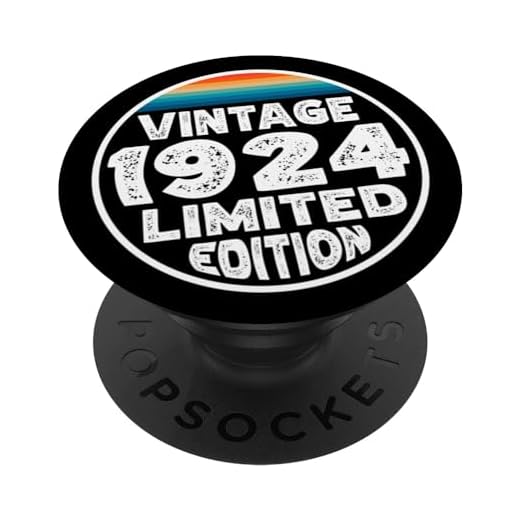 Edición especial limitada Birthday Born in 1924 PopSockets PopGrip Intercambiable