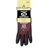 NIKE GRIND繊維 Flex Sense L ワインレッド 天然ゴム No321-LR 作業用グローブ