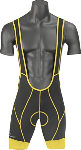 BikeHard Outline Pro Bib Short Small Yellow