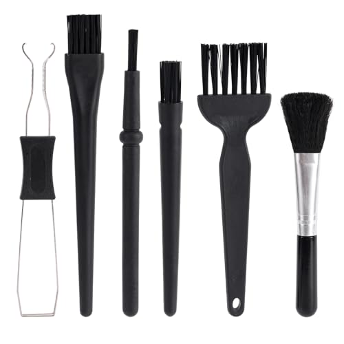 6pcs Keyboard Cleaning Kit, Stainless Steel Keycap Puller & Anti