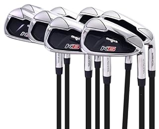 Majek K6 Iron Set Senior Men's Complete 8-Piece Iron Set (4-PW, SW) Right Handed Graphite Senior Flex A Flex Club