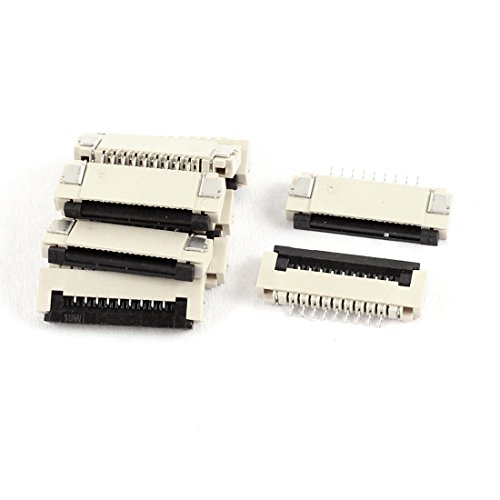 Conector Flexible Flat Cable 1.0mm Pitch 9Pin Beige 10Pcs miniatura 1