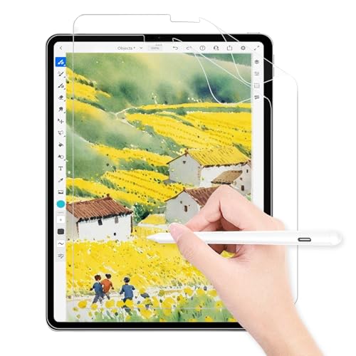 2 Stück Like Paper Folie Kompatibel mit iPad Pro 11 (2022, 2021, 2020, 2018)/ iPad Air 5. (2022)/4. (2020) Generation, 10,9 Zoll Matte Papierfolie Schutzfolie, Papier Bildschirmschutzfolie, Bildschirmschutz