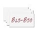 Write-On Magnetic Rack/Shelf Labels White 4 x 2/10/Pk - Made in the USA!