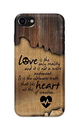 Image of PRINTFIDAA Love is The Only Reality and It is Not Mere Sentiment Printed Designer Hard Case for Apple iPhone 7 (4.7 inch) / iPhone 8 (4.7 inch), A1778, A1660 Back Cover -(e) RPM1010