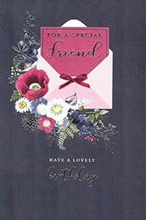 for A Special Friend Birthday Card for her