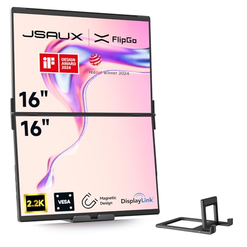 JSAUX FlipGo Dual Portable Monitor