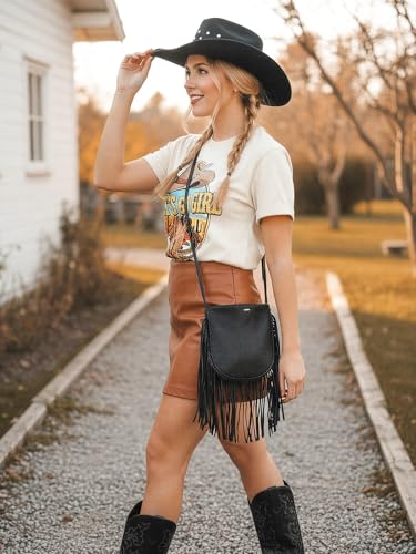 Let's Go Girl Shirt Western Cowgirl Shirts for Women Country Music Top Rodeo Cowgirl Tshirt Casual Western Graphic Tee Apricot — view 3