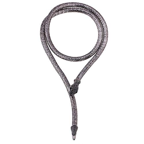 Preisvergleich Produktbild OUMOU - gun black Legierung Brilliant Rund Cristal