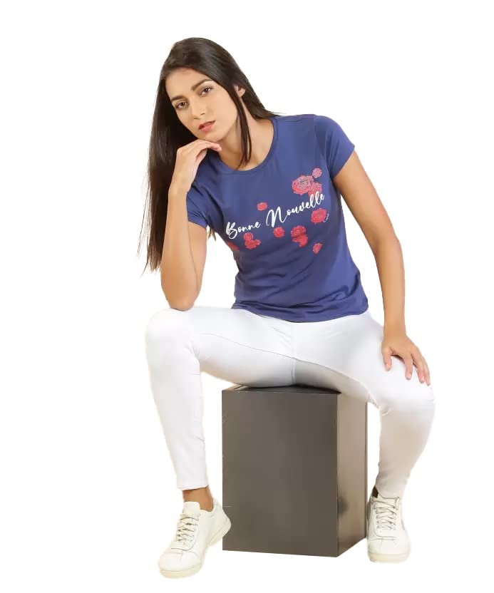 Image of Lyra Women's Cotton Regular Fit T-Shirt