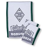 BORUSSIA-PARK Design: Jedes Handtuch ist mit einer Abbildung des Stadions bedruckt.