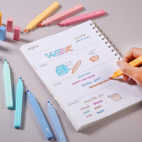 image for Mr. Pen- Aesthetic Highlighters, 8 pcs, Chisel Tip, Assorted Colors, C