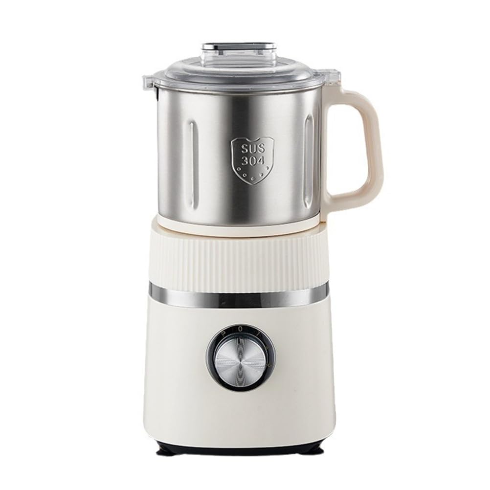 Molino/Mezclador eléctrico de Granos, procesador de café/nueces húmedo y seco de Acero Inoxidable de 600ml (500W)