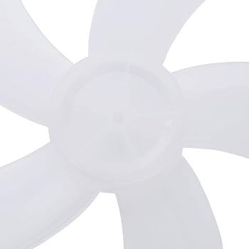 MSemis Universal Ventilatorblatt 3 Blätter Lüfterflügel Rotorblatt Kunststoff Ventilator Ersatzteile Für Tischfan Standventilator Weiß E 14 Inch