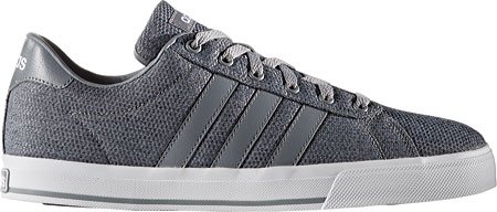 adidas NEO Men's Daily Fashion Sneaker, Grey/Tech Grey/White, 9 M US