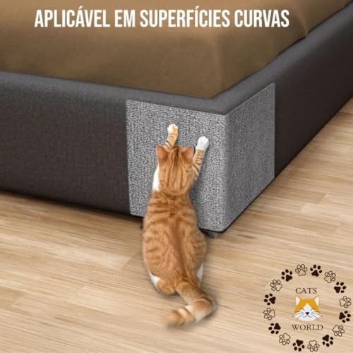 Arranhador Adesivo Protetor De Sofá Gatos Carpete 100x50cm