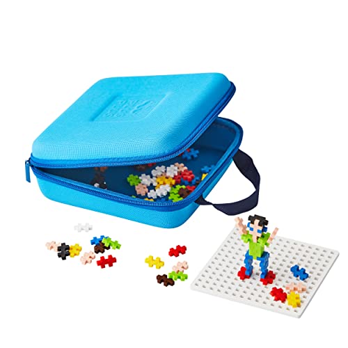 Plus-Plus 9607012 - Set Di Mattoncini Da Costruzione, 100 Pezzi, Colore: Blu - 3