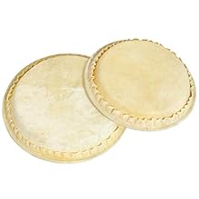 The World Rhythm Bongo Drum Head Pack is the ideal replacement pair of drum skins for your bongo drum Manufactured with tough, durable animal skin These bongo heads produce an authentic, resonant sound which will complement any percussion circle Desi...
